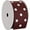 Chocolate, variant on Threadart Grosgrain Dots Ribbon 3/8" - 10 Yards - Red - Available in 19 colors and 4 Widths - For Bows, Decorations, Hair Clips, and More