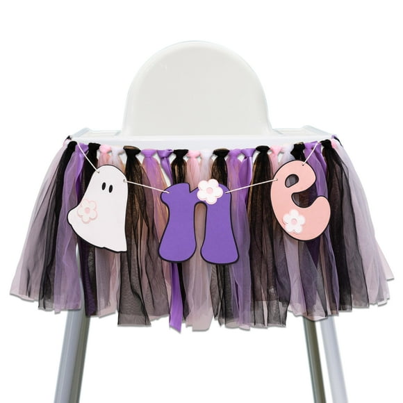 Banner para silla alta GIOGUK Halloween Spooky One Little Ghost