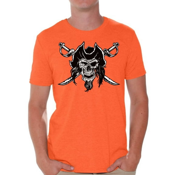 Awkward Styles Skull T-Shirt Jolly Roger Shirts for Men