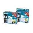 thumbnail image 1 of 10 Pack CD-RW Media 700 MB 80 Minutes with Slim Jewel Cases, 1 of 1