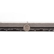 FlooringInc Helios Outdoor 6 Slat Interlocking Deck Tiles, 12x12, 11 Tiles (11 Sqft), Grey