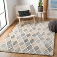 thumbnail image 2 of SAFAVIEH Precious Cearra Geometric Area Rug, Blue/Beige, 6' x 6' Square, 2 of 7