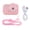 Pinkish, variant on YAHHU Kids Small Digital Camera 1080P HD Dual Lens 2 Inch IPS Screen 8X Digital Zoom Cute Compact Camera with Photo Frames Filters Games for Travel Red (3.94 inches / 10 cm)