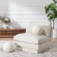 thumbnail image 5 of 12 inch Boucle Ball Throw Pillow Nordic Round Toss Pillow Detachable Sphere Shaped Decorative Pillow for Couch, Sofa, Bedroom (Cream, 12 inch), 5 of 10