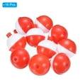 thumbnail image 3 of Uxcell 1.5" Fishing Bobbers 16 Pack Plastic Push Button Round Fishing Float, 3 of 7