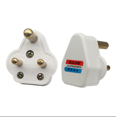 thumbnail image 3 of 5 Amp Round Pin Plugs Mains Plug 3 Pin Lighting Plugs for Stage Lighting Lamp (White 10 pcs), 3 of 5