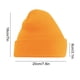 thumbnail image 2 of Gorro de Punto Unisex de Color Liso con Hilo Elástico, Cálido, Suave y Ligero, para Invierno y Primavera, para Hombre y Mujer | Ideal para Actividades Al Aire Libre, Correr, Senderismo, Esquí, Campin, 2 of 3