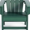 thumbnail image 4 of WestinTrends Malibu Kids Outdoor HDPE Adirondack Plastic Patio Chair, Dark Green, 4 of 16