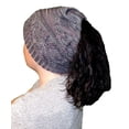 thumbnail image 5 of SONA G DESIGNS Versable Multi Color Knit Slouch Beanie for Bun Ponytail Pinks, 5 of 24