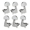 Htovila 6pcs (3L3R) Closed Guitar Tuning Pegs String Tuners Machine Heads Knobs Tuning Keys for Folk Acoustic / Electric Guitar