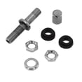 thumbnail image 5 of ZHIMAO 01 4Pcs TR48e Bolt Screw On Tire Valve Stem Chrome Metal High Pressure Flush W/ Cap For Motorcycles Scooter Bike Rims, 5 of 9