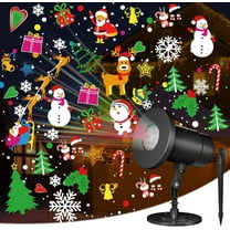 SGOKEEN Christmas Projector Light, Laser Lights,Christmas Outdoor Decorations,16 Dynamic Multi-image,Black