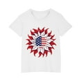 thumbnail image 3 of CFLVAEK 4th of July T Shirts for Kids American Flag Graphic Tees Cotton Short Sleeve Patriotic Tshirts Indenpendence Day Crewneck Tops 7 Years, 3 of 10