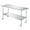 60 L x 24 W, variant on Jacgood Stainless Steel Work Table w/ Wheels |36x24inch | Food Prep NSF | Utility Work Station ,Adjustable Undershelf,Easy to Install