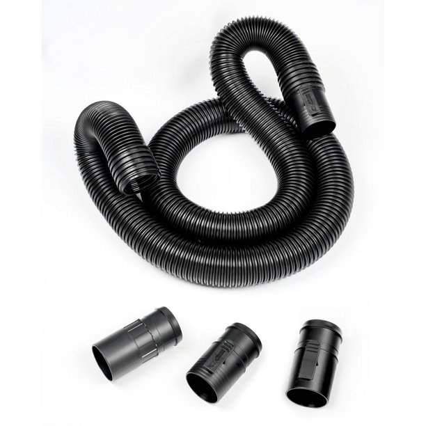RIDGID 21/2" x 7' DualFlex TugALong Locking Vacuum Hose for Wet/Dry