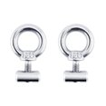 thumbnail image 1 of Tornillos Riel Con Ojal Amarre Tope para Campaña Montaje en 2 Uds Frontal M4 Plateado, 1 of 9