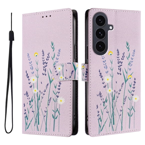 FOXDOCK Funda Tipo Cartera para Samsung Galaxy S25 FE con Soporte y Correa – Diseño de Patrones Lindos