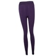thumbnail image 3 of Mallas térmicas para mujer, de invierno, leggings con cálido, suave, opaco, fuerte, elástico, 92,5 cm Morado Hugo Polainas forradas de vellón para mujer, 3 of 9
