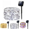 thumbnail image 1 of 10M 100LEDs Lampes Solaires Lampe Décorative Extérieure Imperméable de Noël, 1 of 8