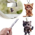 thumbnail image 5 of Cute Funny Pendant Christmas Tree Ornament With Lanyard Car Acrylic Pendant Tree Decoration Hanging Xmas, 5 of 9