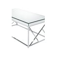 thumbnail image 5 of Steve Silver Evelyn Mirror Top Chrome Coffee Table, 5 of 6