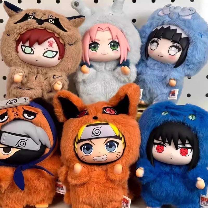 New Eaki Naruto Cute Beast Party - Naruto & Sasuke Blind Box Figure Keychain Charm Ornament Toy Christmas Gift