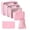 Pink, variant on Packing Cubes Set, Travel Organizers for Suitcase 6 Piece Lightweight Luggage Packing Bags with Shoe Bag and Laundry Pouch Beige