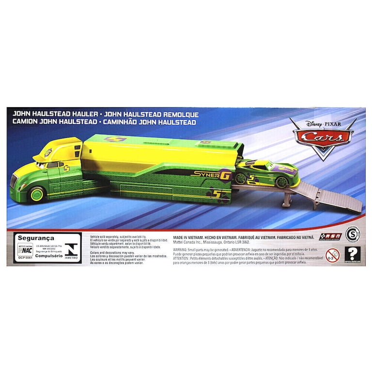 Disney Pixar Cars 3 John Haulstead SYNERG Next Gen Hauler Mattel