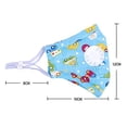 thumbnail image 3 of Kids Face Mask, Child Face Mask - Pattern Fabric | Cloth Face Mask | Kids Face Mask | Child Face Mask Age 3 - 12 (Blue Car), 3 of 5
