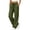 Green, variant on Women's Solid Color Straight Leg Cargo Pants, High Elastic Waisted Casual Multi Pocket Cargo Trousers for Women, Lightweight Loose Wide Leg Jogger Pants for Walking Hiking Streetwear Black L