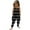 I09:Black, variant on CCRFTGI Pink Jumpsuit for Girls Spring Spaghetti Strap Girls Rompers Size 1-2 Pink Striped Overall with Pockets Trendy Sleeveless Outfit Pink 1-2 Years