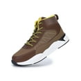 thumbnail image 2 of HA-EMORE Kids Hiking Boot Outdoor Trekking Walking Shoes Boys Mid Lace Comfortable Boot Anti-Slip Trail Running Athletic Sneakers (Little Kid/Big Kid), 2 of 7