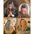 thumbnail image 5 of Catholic Lace Mantilla Veil - Marian Apparitions Embroidery Spanish Church Mass Scarf Chapel Prayer Christian Veil, 5 of 7