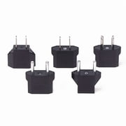 2Pcs European US AU EU US To EU/EU To US Plug Adapter Euro Travel Power Adapter Plug Outlet Converter Socket