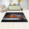 thumbnail image 3 of SKYSONIC Lightweight Soft Area Rugs Guitar and Piano Floor Mat Doormat for for Rooms Entrance Hardwood Floor Living Room Nursery Rugs, 31x20 inch, 3 of 6
