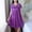 Purple-C, variant on Aueoeo Fashion Nightdress For Women Summer Casual Solid Color Night Dress Sleep Shirts Night Shirts Ladies Nightgown