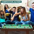 thumbnail image 4 of RayChee 36in Mini Tabletop Pool Set Portable Billiards Game, Includes Game Balls, Sticks, Chalk, Brush and Triangle for the Family, Office, Party (Light Woodgrain), 4 of 6