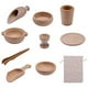 thumbnail image 2 of 9Pcs Utensilios de cocina de cocina realistas Olla de Utensilios para platos Cucharas y pinzas de para de simulación Ju, 2 of 8
