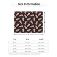 thumbnail image 5 of Yiaed Popcorn Print Blanket Throw Blanket Soft Cozy Flannel Blanket for Home Bed Sofa Couch Chair-60"x50", 5 of 6