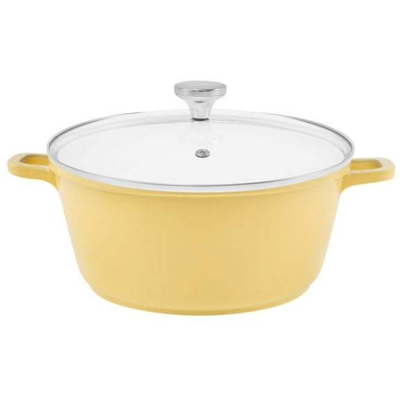 2Pcs Stock Pot with Lid Exquisite Soup Pot Time Saving Cookware Stockpots Large Open Quart Ceramic Pot Versatile Ceramic Soup Pot Safe Induction Soup Pot for Kitchens