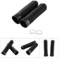 1 Pair Rubber Fork Cover Gaiters Keenso Motorcycle Front Fork Cover