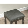 thumbnail image 3 of American Woodcrafters Bronson 26-inch Driftwood Gray Wood Backless Counter Stool, 3 of 4