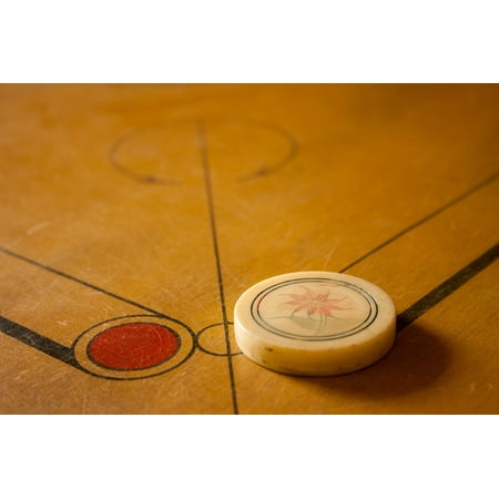 LAMINATED POSTER Play Striker Games Carrom White Board Poster Print 24 x (Best Carrom Striker In India)