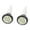 Green, variant on Fake Faux Cheater Illusion Ear Plug Earrings with Multi-Gem Design 16G