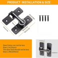 thumbnail image 4 of Luminous Barn Door Lock,sliding Barn Door Latch,180 Degree Heavy Duty Gate Latch Suitable For Garde, 4 of 5