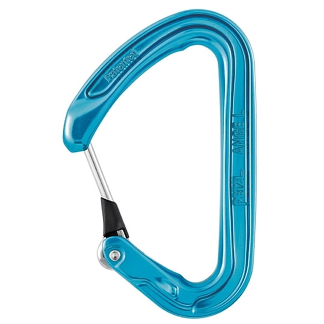 Mosquetón PETZL ANGE L MonoFil Keylock azul