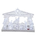 thumbnail image 1 of Kurt S. Adler N1034 8.7 in. Battery-Operated Light-Up LED Musical Holy Family & Three Kings Nativity Scene, 1 of 1