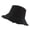 Black, variant on Fashion Cotton Bucket Hat Men and Women Harajuku Fisherman Hat Folding Sun Fishing Panama Hats Hip Hop Hats Solid Color