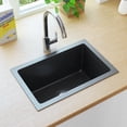 thumbnail image 1 of vidaXL Handmade Kitchen Sink Black Stainless Steel, 1 of 4