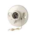 thumbnail image 1 of Cadena tipo portalámparas Leviton, de porcelana, con montaje en caja, 1 of 4